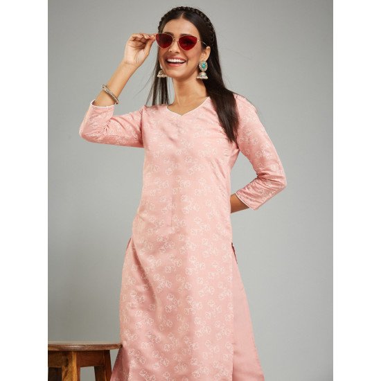 Designer Kurta Suit Set – Premium Viscose Chanderi with Elegant Prints