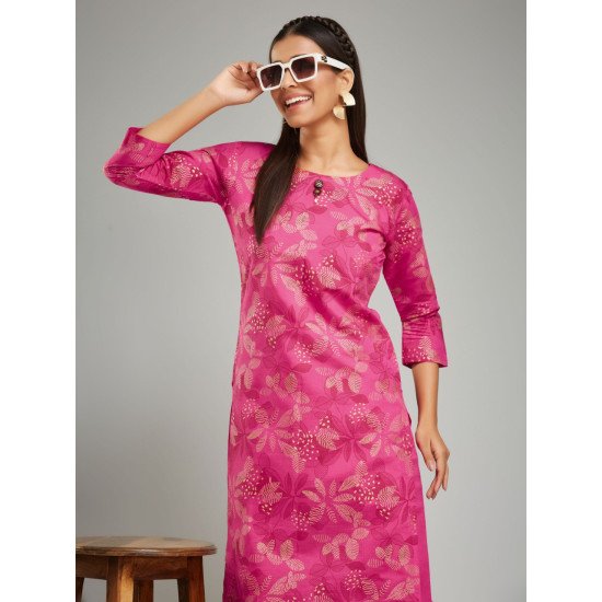 Designer Kurta Suit Set – Premium Viscose Chanderi with Elegant Prints