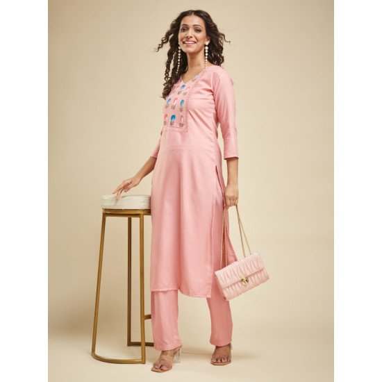 Designer Kurta Suit Set – Elegant & Comfortable with Premium Embellishments